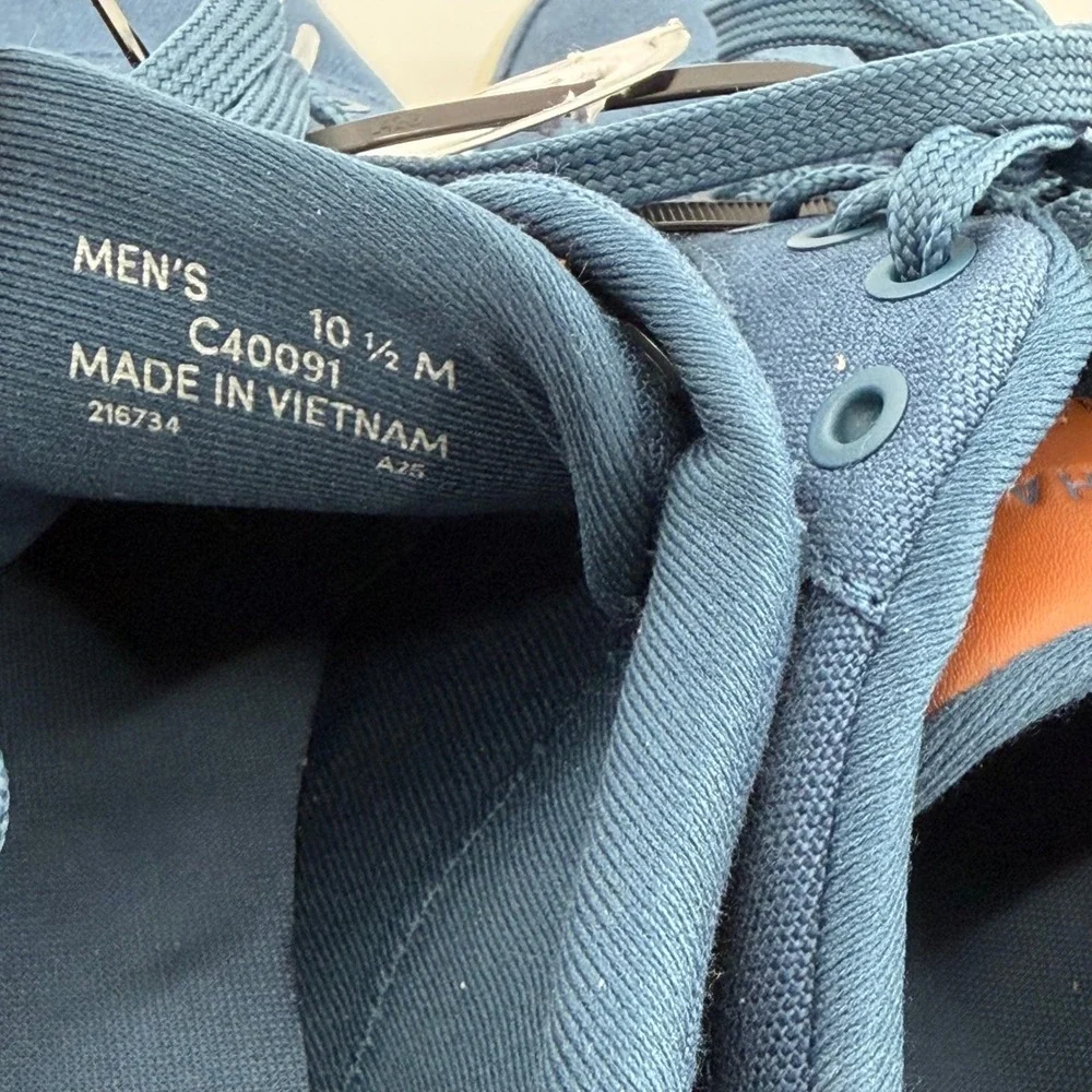 Cole Haan navy canvas comfort